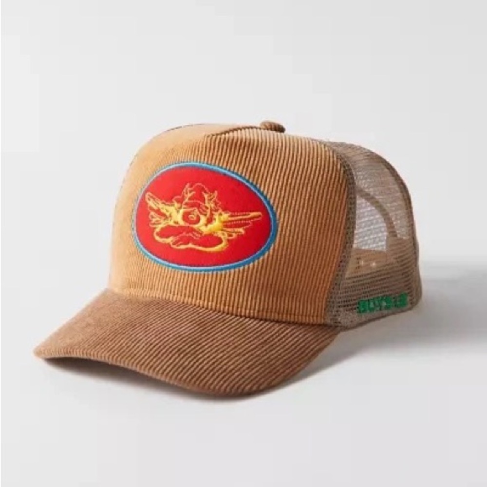 *SOLD* Boys Lie Corduroy Brown Trucker Hat